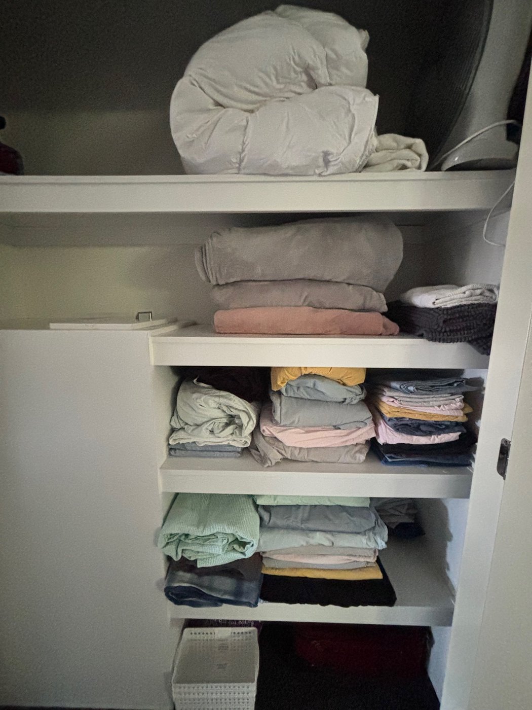 Tidy wardrobe after